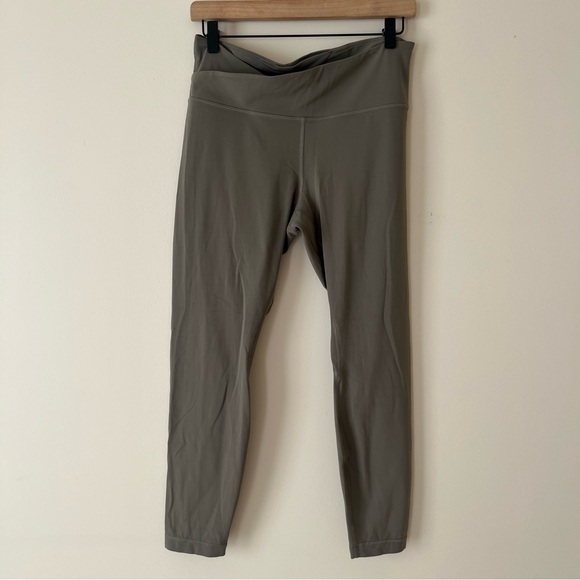 Lululemon Align Asymmetrical-Waist Pant 25” Nomad Size 10 - Picture 1 of 5